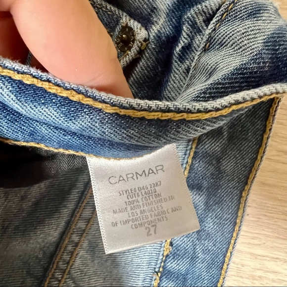 CARMAR High Waisted Distressed Denim Jeans - Picture 8 of 8